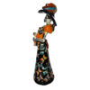 Catrina Calada Con Mariposas De Ceramica 027- Dia De Muertos - Imagen 2